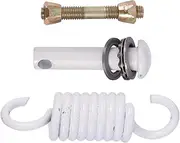DOITOOL Hammock Chair Hanging Kit Swing Spring Hardware Heavy Duty Spring Hooks & Bolts Kit for Hanging Egg Chairs, Swing Seat, Porch Swing, Punching Bags - White