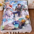 Bedclothes Game Genshin Impact Bed Sheet Bedding Warm Flannel Blanket 1.5x2M Y10