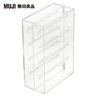 在飛比找momo購物網優惠-【MUJI 無印良品】壓克力項鍊耳環收納/左右對開型.約17