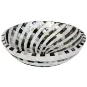 11'' Round Shape Sink MOP Overlay Vessel Counter Top Sink Cruise Restroom
