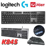 LOGITECH Wired Mechanical Keyboard K845 Gaming LED Backlit Slim USB PC Laptop AU