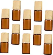 EPIGEIST 10pcs Essential Oil Roller Bottles Refillable Empty Bottles Caps Leakproof Design for Travel Perfume Skin Care and Aromatherapy Use