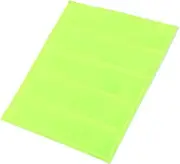 MERRYHAPY 1 Sheet Reflective Stickers for High Visibility Safety Adhesive Tape for Backpacks Bicycles Helmets Durable Reflector Strips for Enhanced Night Safety