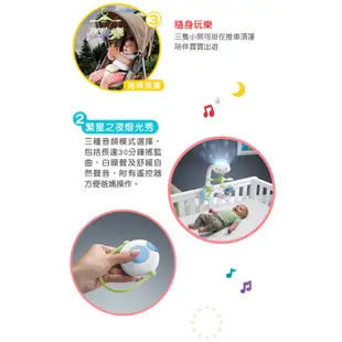 【玩具出租】費雪三合一投影小熊床鈴/音樂鈴-月租金200+押金400