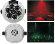 Mini Moving Head Laser LED Beam Stage Light Sound Activated DJ Karaoke Lighting