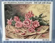 Printed needlepoint tapestry Canvas Orchidea Still Life