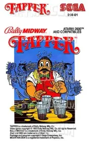 Atari 2600 Replacement Label - Tapper