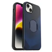 OtterBox OtterGrip Symmetry Compatible with MagSafe Case (Suits iPhone 14 Plus) - Blue Storm
