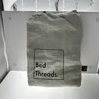 Bed Threads Waffle Robe 100% French Flax Linen Charcoal