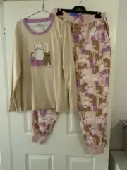 Peter Alexander Ladies Pyjama Set Cats Large