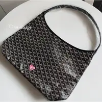 在飛比找蝦皮購物優惠-二手精品 GOYARD 黑色 限定 彩繪 紅愛心 Bohèm