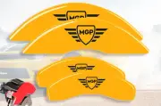 2011-2016 Honda CRZ CR-Z Front + Rear Yellow "MGP" Brake Disc Caliper Covers 4pc (for: Honda)