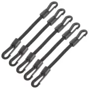 5 Pcs Camping Accessories Elastic String Hook Double-headed Cords Travel
