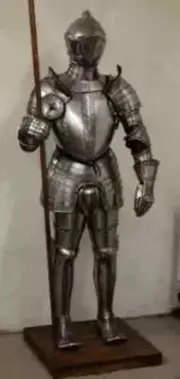 Medieval Brass Knight Wearable Suit Of Armour Crusader Larp Templar Full Body