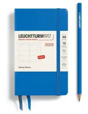 [LEUCHTTURM1917] Pocket (A6) Hardcover Weekly Planner 2025 in Sky