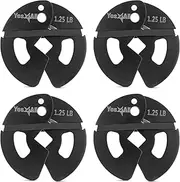 Yes4All 1.25Lb Dumbbell Fractional Weight Plates 2 Pieces/4 Pieces - Designed For Dumbbell Training, Add On Weights For Dumbbells, And Body Workout