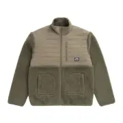 Animal Mens Hennie Borg Recycled Fleece Jacket (MW2594)