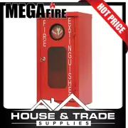 MEGAFire Fire Extinguisher Cabinet 2.5kg Galvanised Metal MFCM25