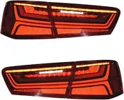 Car Styling For A6 Tail Lights 2012-2015 A6L S6 RS6 Classic L-ED Tail Lamp L-ED DRL Dynamic Signal Brake Reverse Auto Accessories