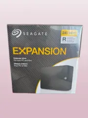 SEAGATE EXPANSION 3.0 DESKTOP EXTERNAL HARD DRIVE BLACK STKP24000400 24 TB USB