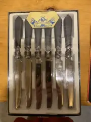 Le Baroque 6Pc. Set of Stainless Steel Serrated Knife Set Designed In France