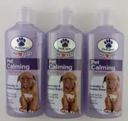 3 x Petcare Calming Shampoo Lavender Lemon Grass Sooth Relax Condition 414ml NEW