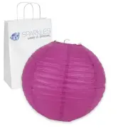 5 pcs 10" inch Chinese Paper Lantern - Fuchsia - Wedding Party Event zk