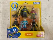 Fisher Price Imaginext DC Heroes & Villains 5 Figure Toy Set Batman Catwoman NEW
