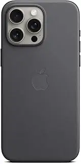 [Apple] iPhone 15 Pro Max FineWoven Case with MagSafe — Black ​​​​​​​