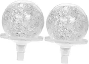 2pcs Fountain Bubble Ball Holder Ball Fountain Transparent Plastic