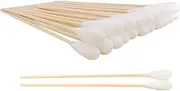 Quanzhou Chenchenchen E-Commerce Co.,Ltd 6 Inch Long Cotton Swabs,Large Cotton Buds with Wooden Handle for Dogs 200pcs