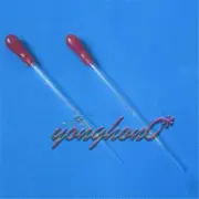 New 3x Glass Pipettes Dropper scale line Rubber Head Glass Dropper 150mm