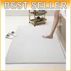 58" x 32" Non-Slip PVC Bath Mat - Durable Quick Drying Shower Accessory