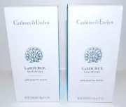 LOVELY NIB PAIR OF CRABTREE & EVELYN LASOURCE 3.5 OZ HAND THERAPY