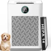 Air Purifiers for Home Double-Sided Air Intake Covers 2800 Ft² Large Room, H14 H