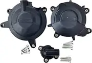 Motorcycle Engine Guard Motorcycle Engine Protection Cover Set Case Fit for Kawasaki Ninja 400 Z400 2018-2023 Ninja 500 2024 Motorcycle Stator Cover(H- 1set 3pcs)