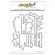 Honey Bee Garden Bouquet Die