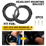 8.15'' Headlight Mounting Bracket Ring Trim Bracket For Jeep Wrangler JK 07+ NEW (for: Jeep)
