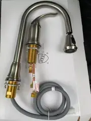13" Stainless Steel RV / Trailer Kitchen Pulldown Faucet, Part #204699, 6A