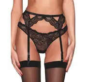 Fleur du Mal Bianca Lace Garter