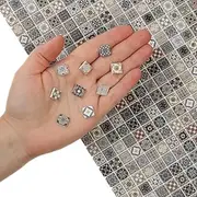 300pcs Miniature Tiles for Dollhouse and Diorama, Dollhouse Flooring, Modern Dollhouse Checkerboard Floor, 1:24 Scale Square Tiny Tiles, Handmade Tiles, REDUCIO