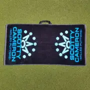 SCOTTY CAMERON - FADED STACK - BLUE & BLACK GOLF TOWEL