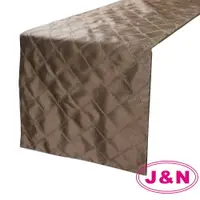 在飛比找樂天市場購物網優惠-【J&N】金線菱格棕檯布-38x178-1入/1組