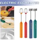 Egg Beater Electric Milk Frother USB Rechargeable Whisk Mixer Maker Stirrer