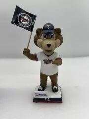 MLB MINNESOTA TWINS US BANK 2017 SGA TC BEAR BOBBLE HEAD NEW IN BOX