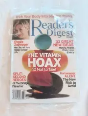 Nov 2007 Reader's Digest Magazine Vitamin Hoax, Renee Zellweger, Bridge Disaster