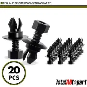 20x Splash Sheild & Rocker Moulding Push-Type Retainer for Audi Volkswagen Nylon (for: Audi)
