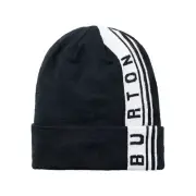 Burton Partylap Beanie in True Black - Size OSFA -Black