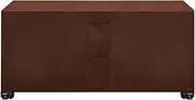 [WZZHHJ] 420D Oxford cloth outdoor furniture protective cover | Waterproof and dustproof table and chair cover | Breathable design patio protective cover with handle (brown,230*165*80cm)