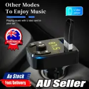 Car FM MP3 Player Bluetooth Transmitter 5.0 Wireless Handsfree 2 USB Charger Kit